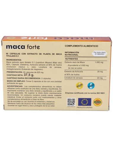 Maca Forte 60Cap. de Robis