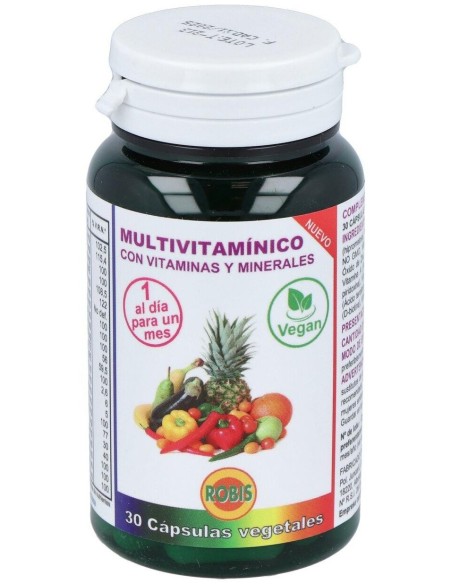 Multivitaminico Mineral 30Caps. de Robis
