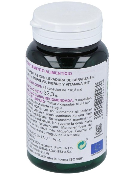 Levadura De Cerveza Forte Sin Gluten 45Cap. de Robis