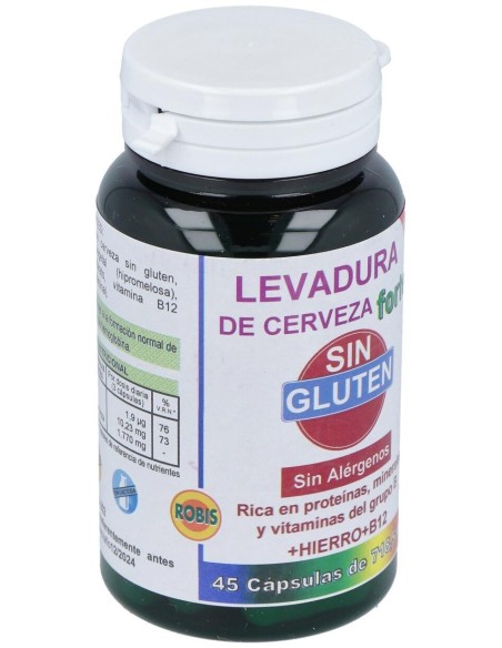Levadura De Cerveza Forte Sin Gluten 45Cap. de Robis