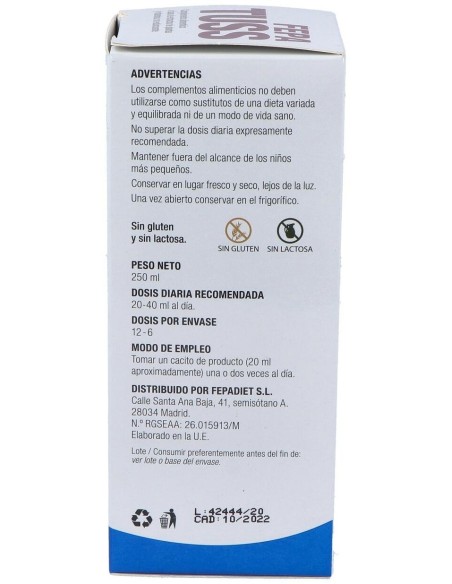 Fepa-Tuss 250Ml. de Fepadiet
