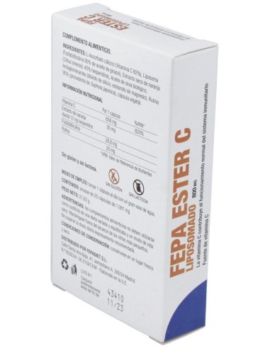 Fepa-Ester C 800Mg. Liposomado 20Cap. de Fepadiet