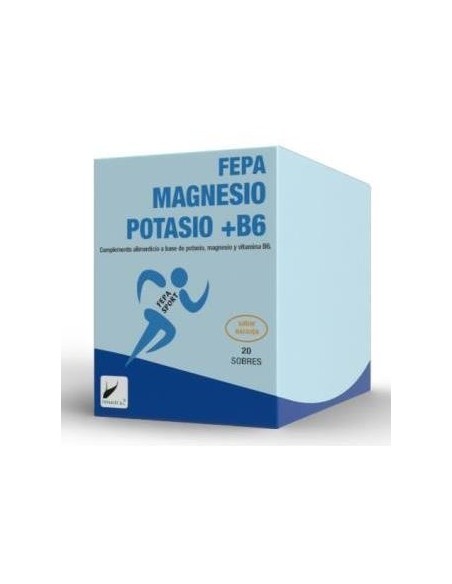 Fepa Sport Magnesio+Potasio+B6 Naranja 20Sbrs. de Fepadiet