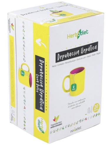 Herbodiet Inf. Depuracion Hepatica 20Filtros de Novadiet