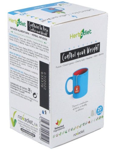 Herbodiet Inf. Controla Tu Peso 20Filtros de Novadiet