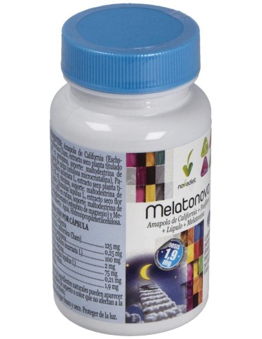 Melatonova Cápsulas Envase de 60 cápsulas vegetales. de Novadiet