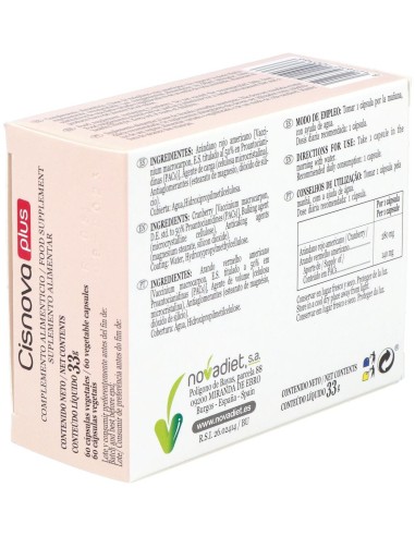 Cisnova Plus 60Cap. de Novadiet