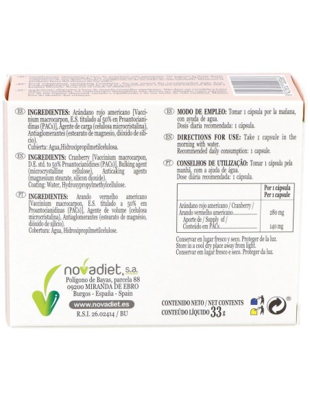 Cisnova Plus 60Cap. de Novadiet