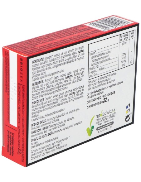 Briosex 30Cap. de Novadiet