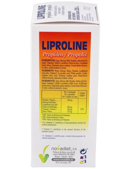 Liproline Elixir Propoleo 250Ml. de Novadiet