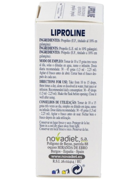Liproline Ext Fluido Envase de 30 ml. de Novadiet