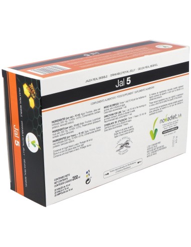 Jal-5 Viales Envase de 20 viales de 10 ml. de Novadiet