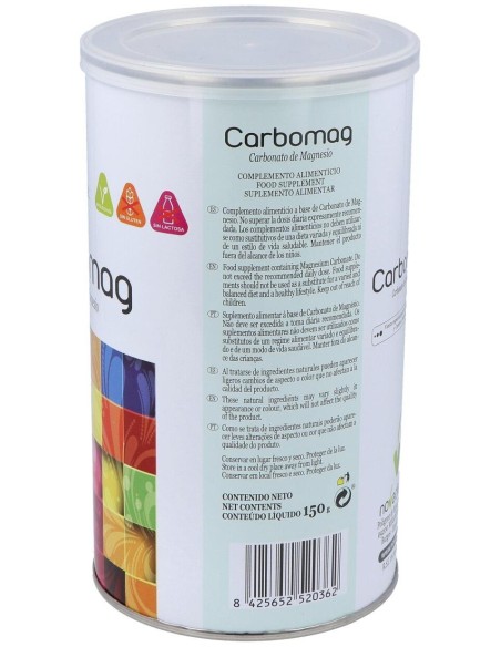 Carbomag Carbonato De Magnesio 150Gr. de Novadiet