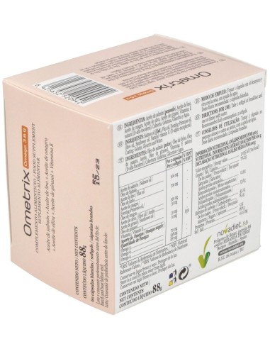 Ometrix Envase de 60 cápsulas blandas. de Novadiet