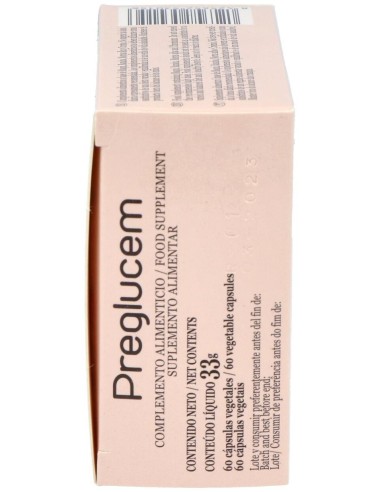 Preglucem Envase de 60 cápsulas vegetales. de Novadiet