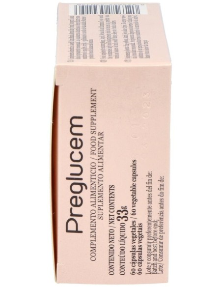 Preglucem Envase de 60 cápsulas vegetales. de Novadiet