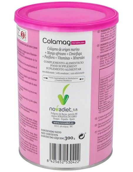 Colamag Menopausia 300Gr. de Novadiet