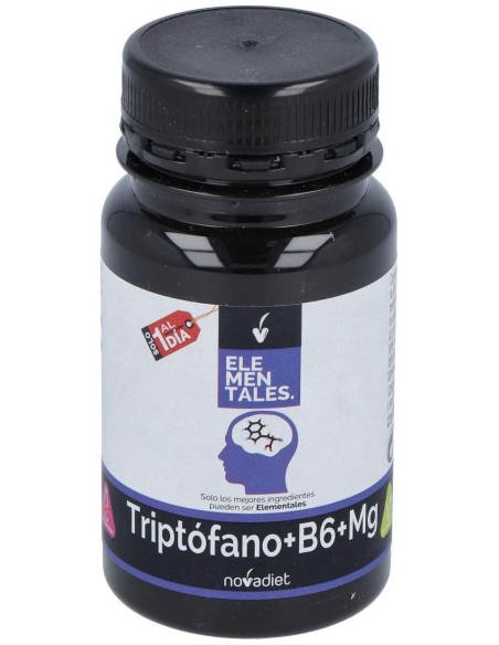 Triptofano+B6+Mg 30Cap. Elementales de Novadiet