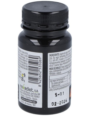 Ajo Negro 30Cap. Elementales de Novadiet