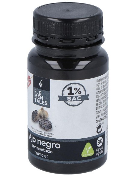 Ajo Negro 30Cap. Elementales de Novadiet