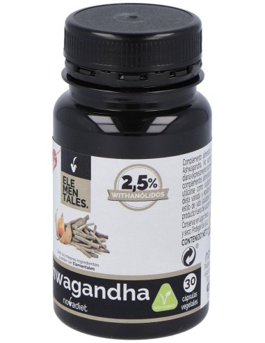 Ashwagandha 30Cap. Elementales de Novadiet