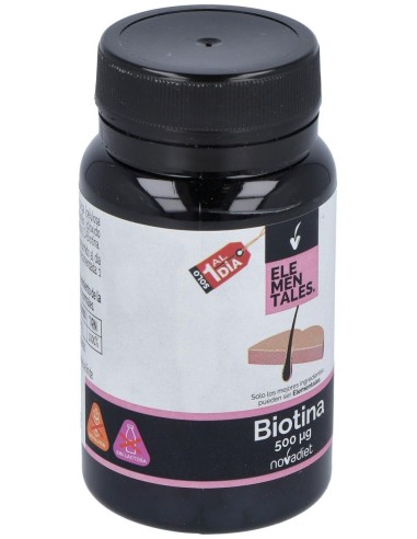 Biotina 500Mcg 120Comp. Elementales de Novadiet