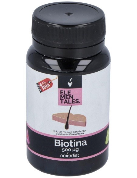 Biotina 500 Mcg Envase de 120 comprimidos. de Novadiet