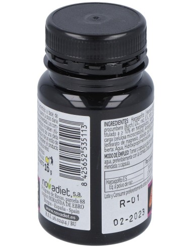 Harpagofito Envase de 30 cápsulas vegetales. de Novadiet