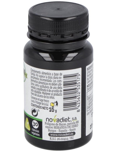 Ginkgo Biloba 30Cap. Elementales de Novadiet