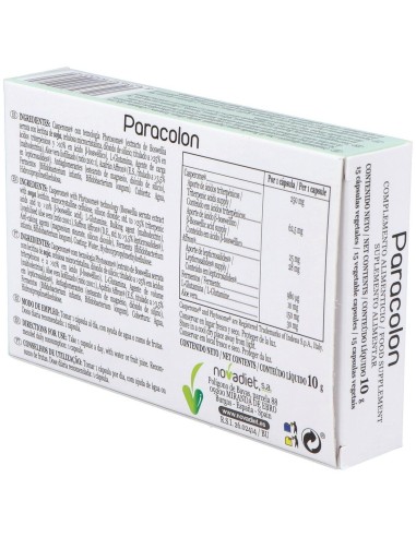 Paracolon 15Cap.Veg. de Novadiet