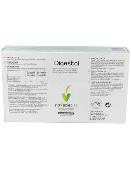 Digestal 20Amp. de Novadiet
