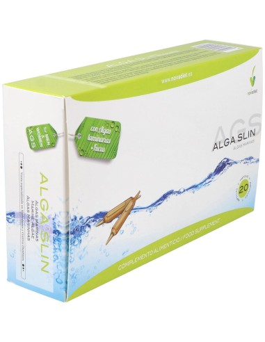 Alga Slin Envase de 20 ampollas de 10 ml. de Novadiet