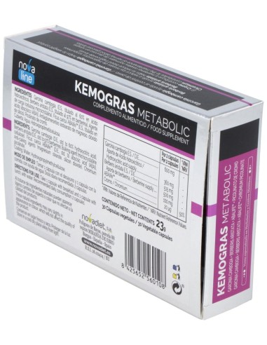 Kemogras Metabolic 30Cap. de Novadiet