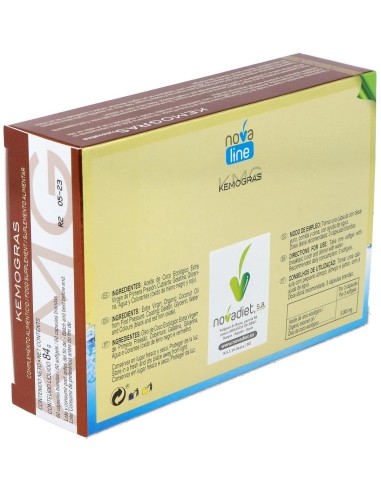 Kemogras Coco Envase de 60 cápsulas blandas. de Novadiet