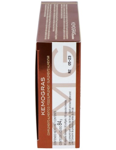 Kemogras Coco Envase de 60 cápsulas blandas. de Novadiet