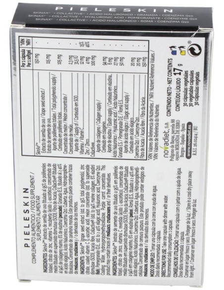 Pieleskin 30Cap. de Novadiet