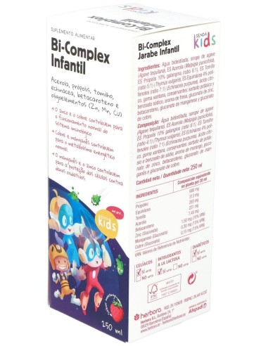 Bi Complex Infantil Jarabe 250Ml. de Herbora