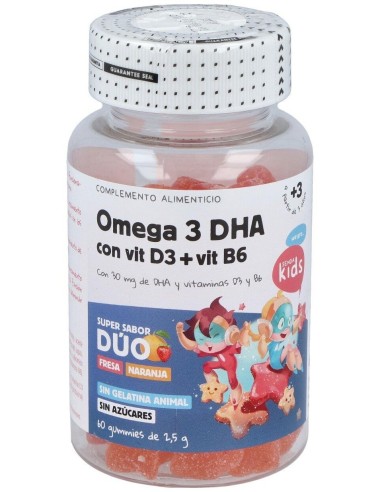 Senda Kids Omega 3 Dha Con Vit D3+Vit B6 60Gummies de Herbora