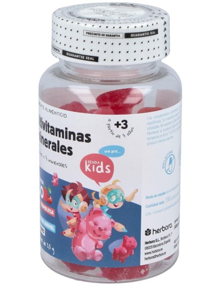 Senda Kids Multivitaminas Y Minerales 60Gummies. de Herbora