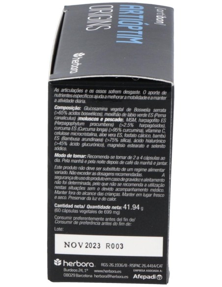 Artioptim Origins Caps  de Herbora