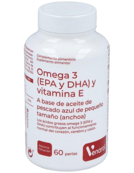 Omega 3 (Epa Y Dha) + Vit. E 60Perlas de Herbora