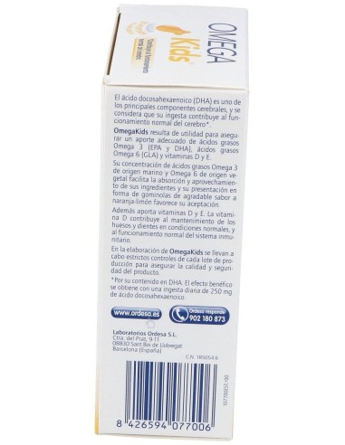 Omegakids 54Gummies de Ordesa Complementos
