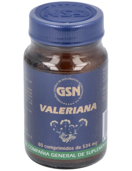 Valeriana 80Comp. de Gsn