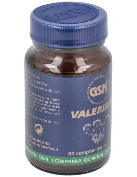 Valeriana 80Comp. de Gsn