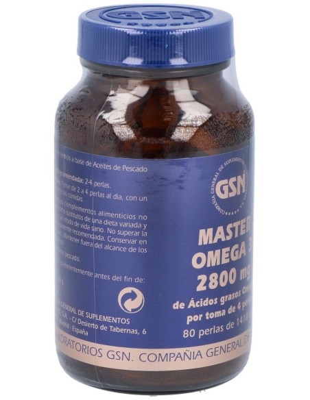 Master Omega 3 80Perlas de Gsn