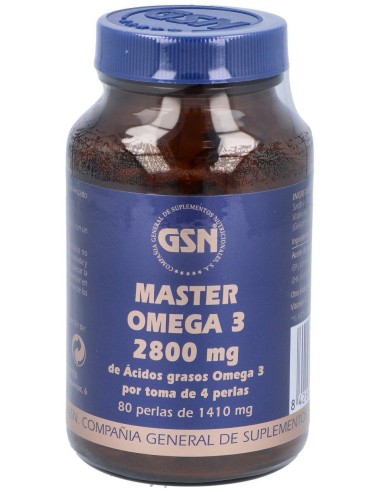 Master Omega 3 80Perlas de Gsn