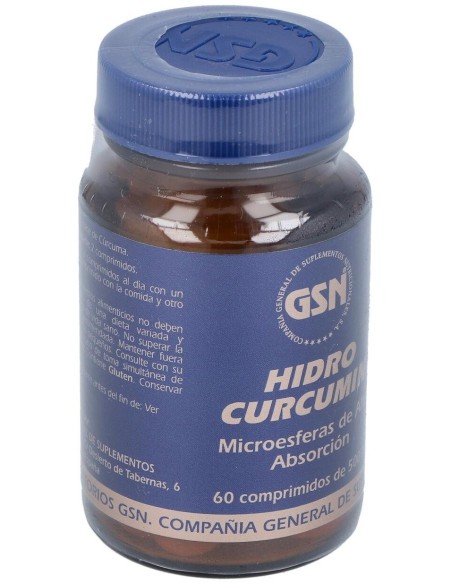 Hidrocurcumin 60 Comprimidos de GSN