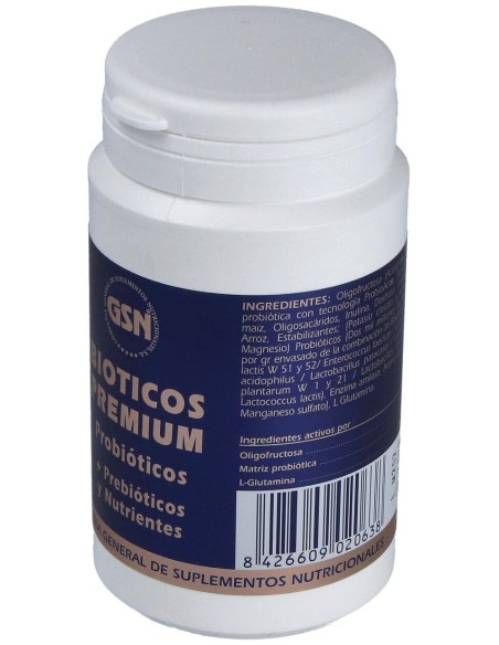Bioticos Premium Probiotico +  Glutamina 180Gr. de Gsn