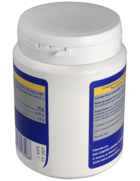 Gsn Creatina-125 (125Gr.Creat.+375 Carbohid.) 500G de Gsn