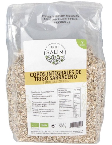 Copos De Trigo Sarraceno Integrales 500Gr. Bio de Eco Salim